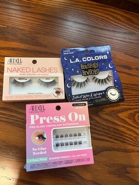 Ardell Press On Pre-Glued Underlash Extensions - plus two others NEW